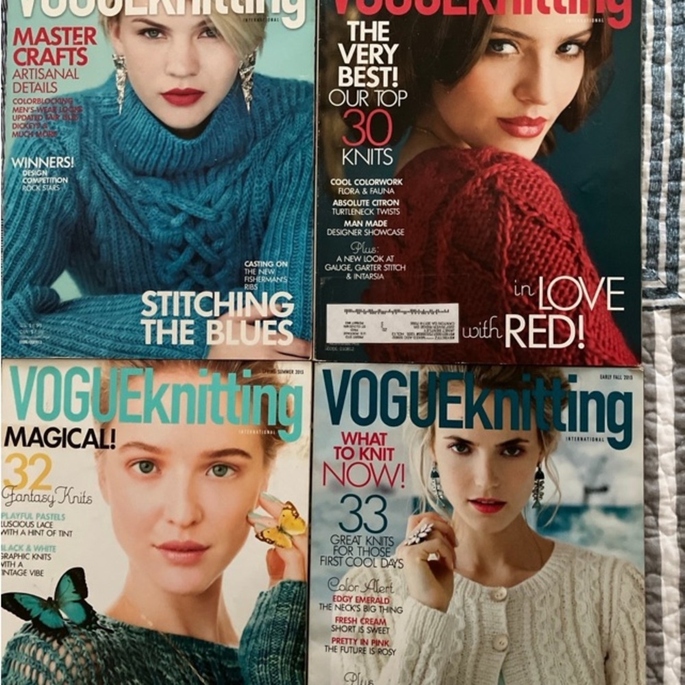 Vogue Knitting Magazine Lot